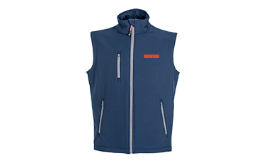 Fleece vest blue